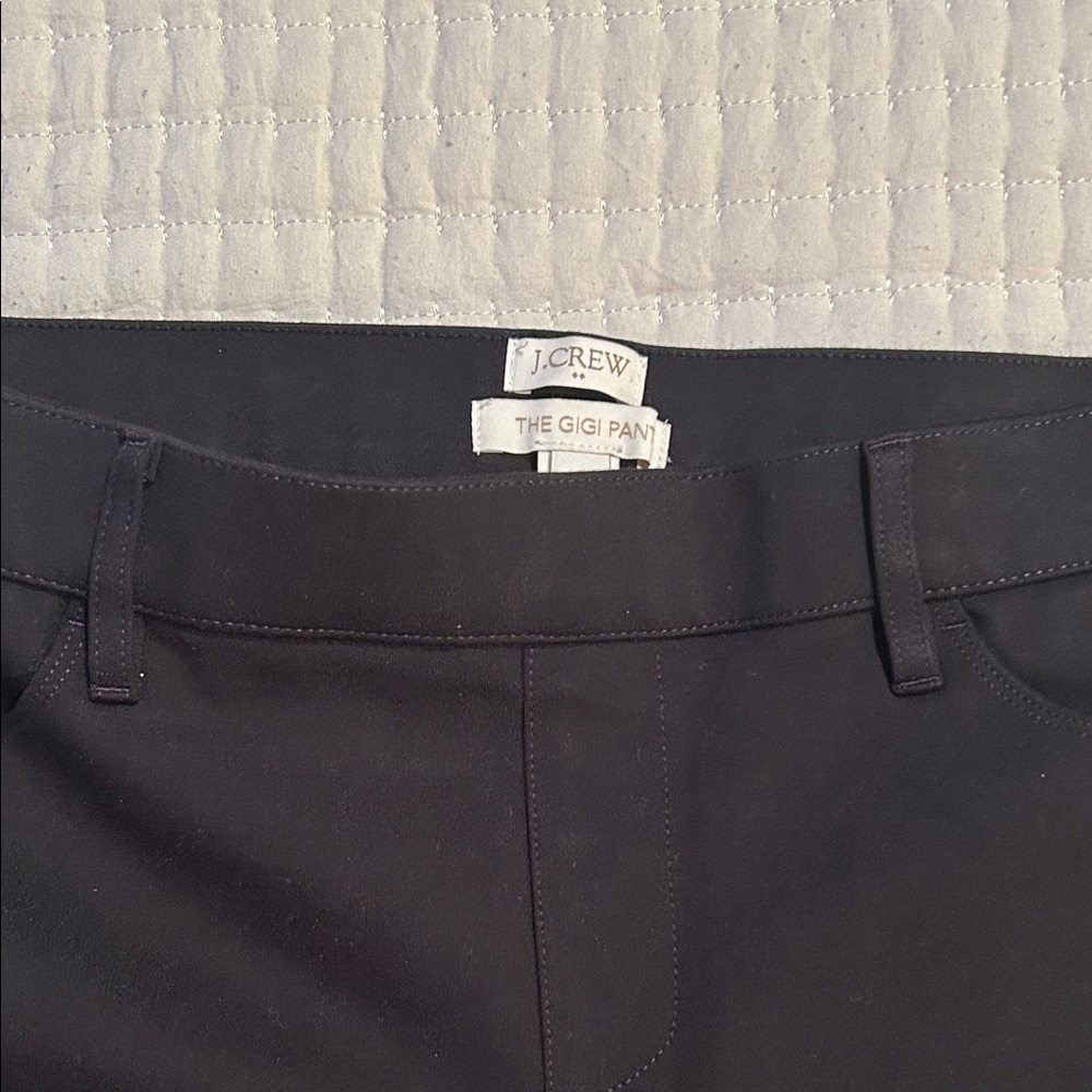 J. Crew Classic Black Gigi Trousers